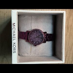 Purple Michael Kors watch
